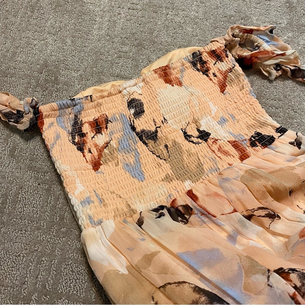 {Y.A.S | ASOS} Summer Maxi Dress | Abstract Floral Print ~ Size Small - Picture 6 of 16